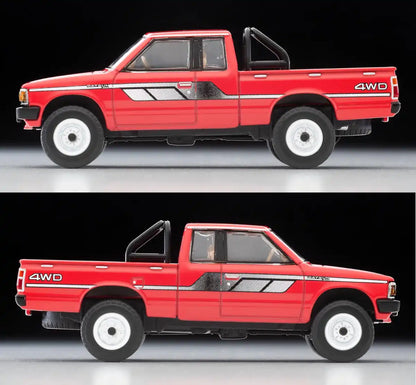 Tomytec 1/64 Scale Tomica Vintage Neo Datsun Truck 4WD King Cab Red- Japan Figure Store - #1 Bring To You The Best Japanese Goods