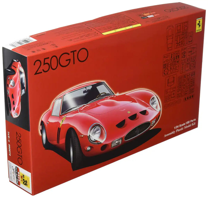 Fujimi Rs35 Ex-1 Ferrari 250Gto Special Version W/Wire Wheel 1/24 Pvc Car Model Kit- Japan Figure Store - #1 Bring To You The Best Japanese Goods
