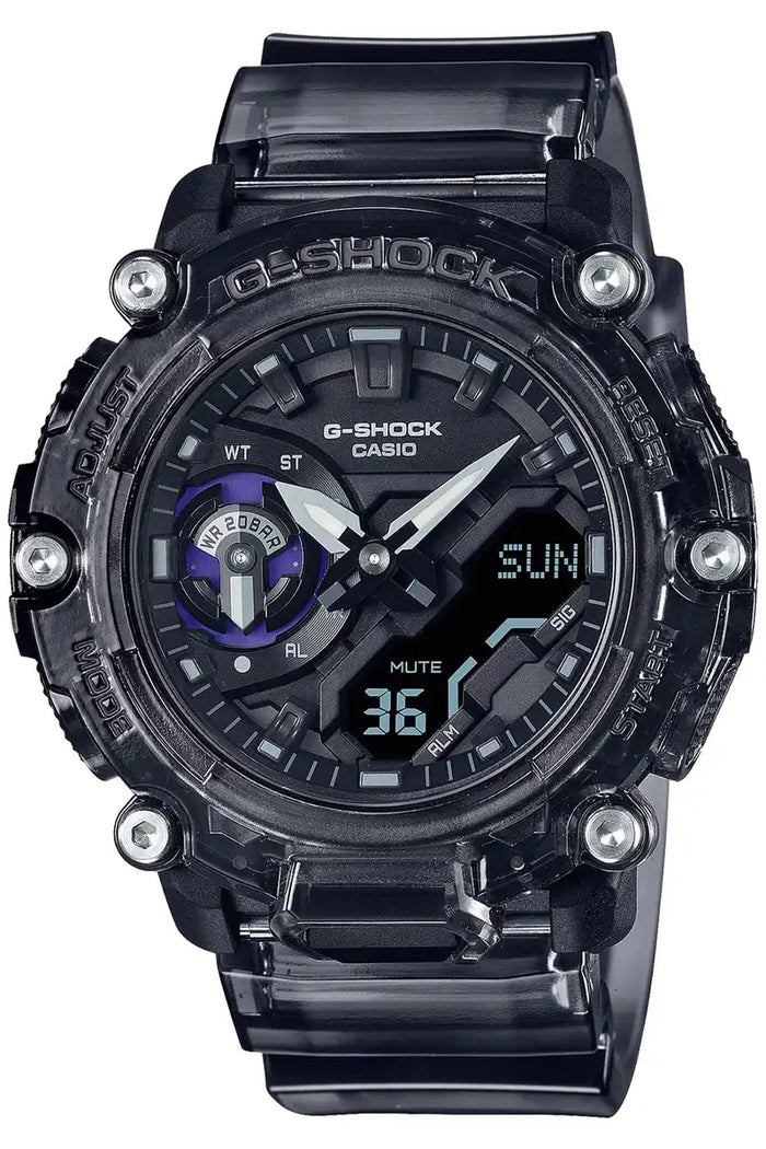 Casio G-Shock Men's Watch Sound Wave Series GA-2200SKL-8AJF Black Genuine Domestic Product- Japan Figure Store - #1 Bring To You The Best Japanese Goods