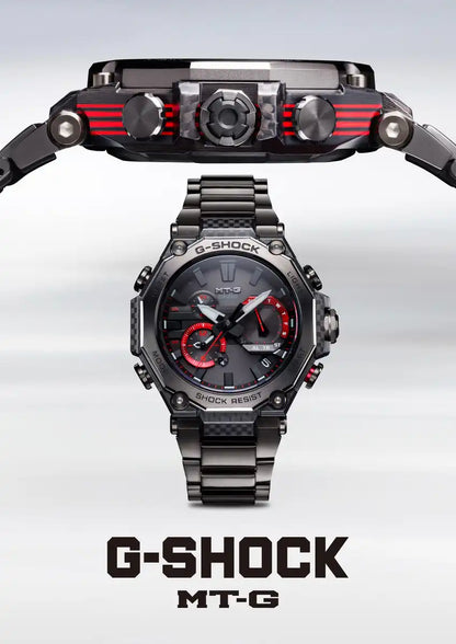 Casio G-Shock Men's Black Watch MTG-B2000YBD-1AJF with Bluetooth Radio Solar & Dual Core Guard- Japan Figure Store - #1 Bring To You The Best Japanese Goods