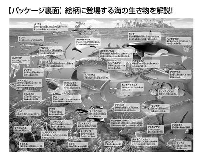 BEVERLY 100-029 Jigsaw Puzzle Let'S Learn The Sea Animals In Japanese 100 L-Pieces- Japan Figure Store - #1 Bring To You The Best Japanese Goods