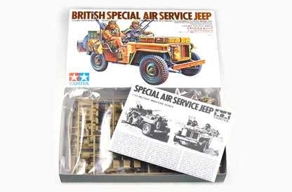 TAMIYA 35033 British Special Air Service Jeep 1/35 Scale Kit- Japan Figure Store - #1 Bring To You The Best Japanese Goods