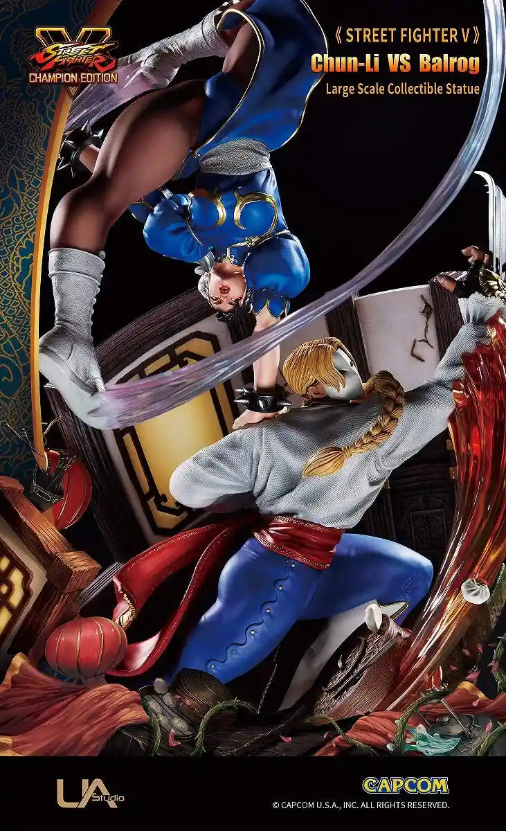 Street Fighter V Large Statue Series Chun-Li Vs Balrog Height Approx. 500Mm Polystone Painted Complete Figure- Japan Figure Store - #1 Bring To You The Best Japanese Goods