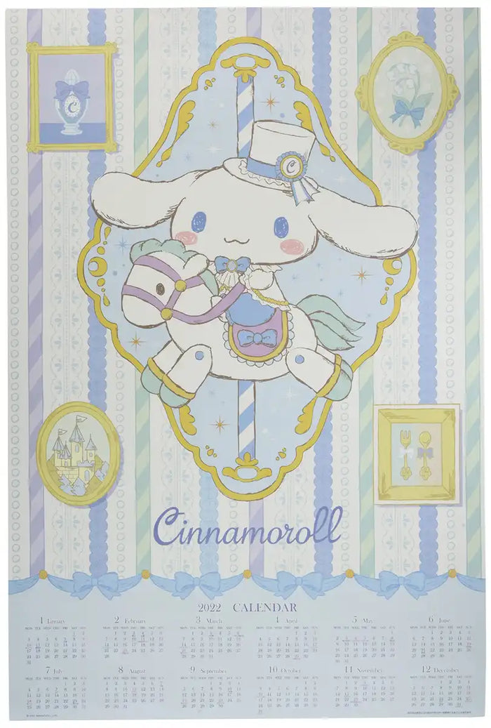 Sanrio Cinnamoroll 2022 Poster Calendar Fun and Cute Design- Japan Figure Store - #1 Bring To You The Best Japanese Goods