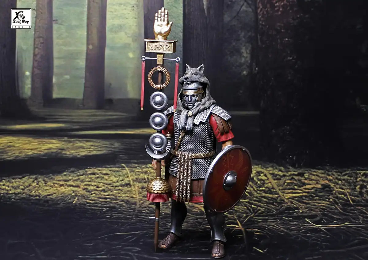 Xesray Studio Fight For Glory 017 Roman Army Flag-Bearer 1/12 Scale Figure- Japan Figure Store - #1 Bring To You The Best Japanese Goods