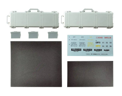 TOMYTEC Military Series 1/12 Little Armory Ld038 Military Hard Case A3 White X Gray Plastic Model- Japan Figure Store - #1 Bring To You The Best Japanese Goods