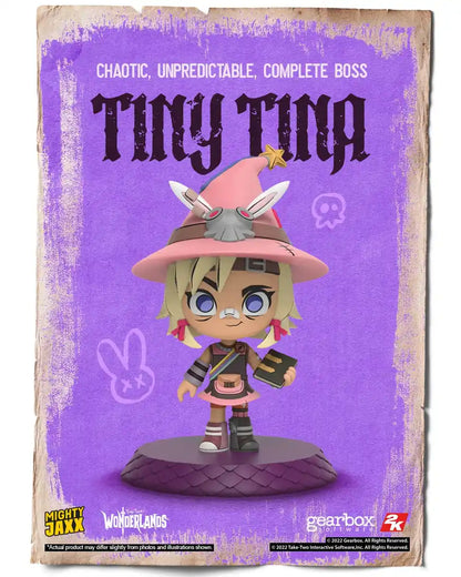 Mighty Jaxx Tiny Tina 4 Inch Vinyl Figure from Wonderlands Collection- Japan Figure Store - #1 Bring To You The Best Japanese Goods