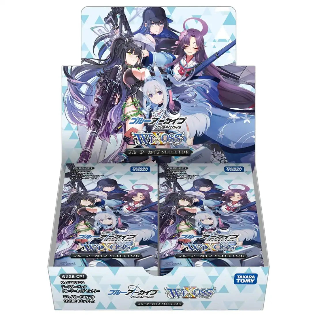 ウィクロス WIXOSS BLUE ARCHIVE SELECTOR 4BOX Takara Tomy Wixoss Blue Archive Selector Booster Box TCG Japan Edition