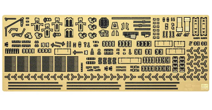 Hasegawa 1/350 Japanese Navy Akagi Detail Up Etching Parts Basic C Plastic Model Parts Qg28- Japan Figure Store - #1 Bring To You The Best Japanese Goods