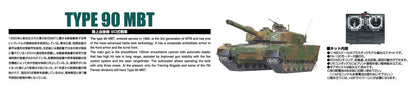 AOSHIMA - 00762 Rc Afv Series No. 1 Jgsdf Type 90 Mbt 1/48 Scale Kit- Japan Figure Store - #1 Bring To You The Best Japanese Goods