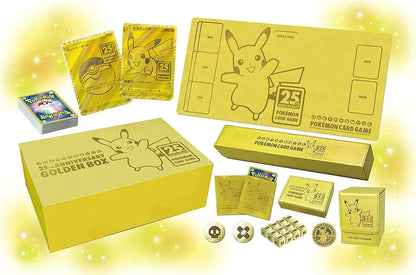 pikachu golden pokemon card Pokemon 25th Anniversary Golden Box Japanese