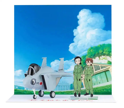 Hasegawa Sp384 Dragon Pilot: Hisone And Masotan Eggplane F-15 W/ Acrylic Stand Figure Non-Scale Kit- Japan Figure Store - #1 Bring To You The Best Japanese Goods
