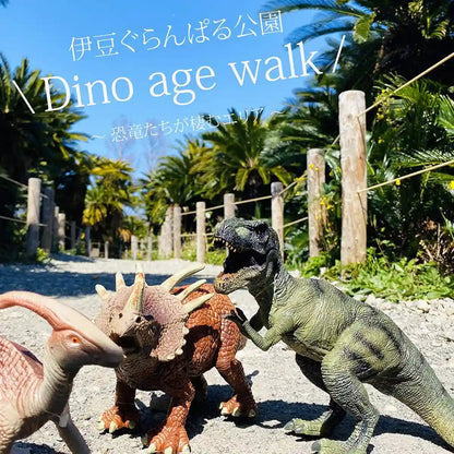 Izu Shaboten Honpo T-Rex & Brachiosaurus Toy 2-Pack w/Accessories- Japan Figure Store - #1 Bring To You The Best Japanese Goods