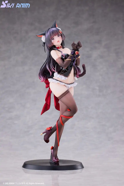 Fucking Anime Original Shibare Neko Rufuna-Chan 1/7 Figure with Tapestry- Japan Figure Store - #1 Bring To You The Best Japanese Goods