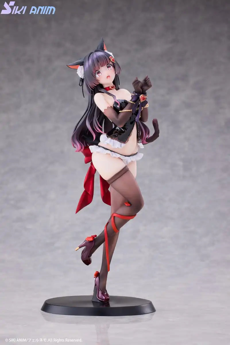 Fucking Anime Original Shibare Neko Rufuna-Chan 1/7 Figure with Tapestry- Japan Figure Store - #1 Bring To You The Best Japanese Goods