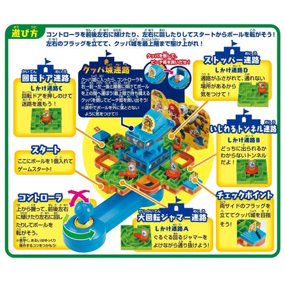 EPOCH Super Mario Great Maze Game Dx Princess Peach And 5 Labyrinths- Japan Figure Store - #1 Bring To You The Best Japanese Goods