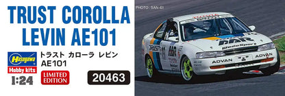 Hasegawa 1/24 Trust Corolla Levin Ae101 Japanese Plastic Racing Cars Scale Model Kit- Japan Figure Store - #1 Bring To You The Best Japanese Goods
