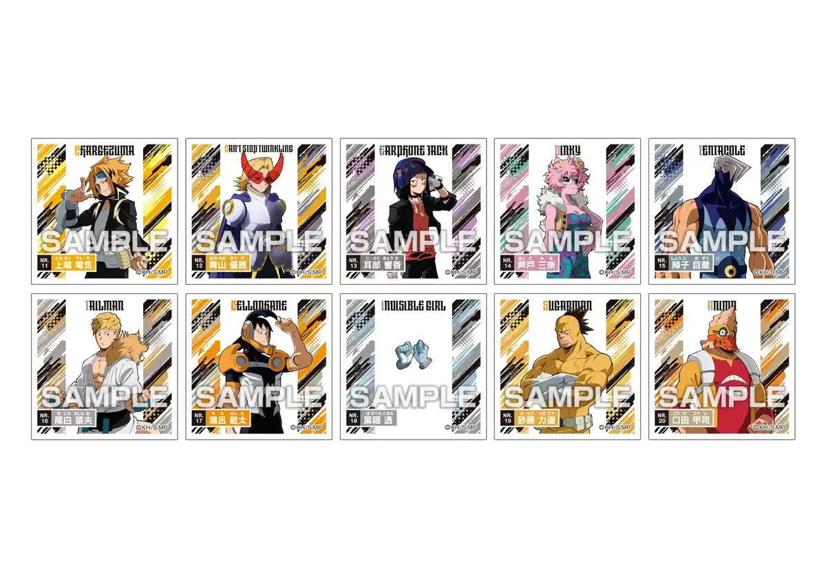 Ensky My Hero Academia Sticker Retsuden 20Pcs Candy and Gum Set- Japan Figure Store - #1 Bring To You The Best Japanese Goods