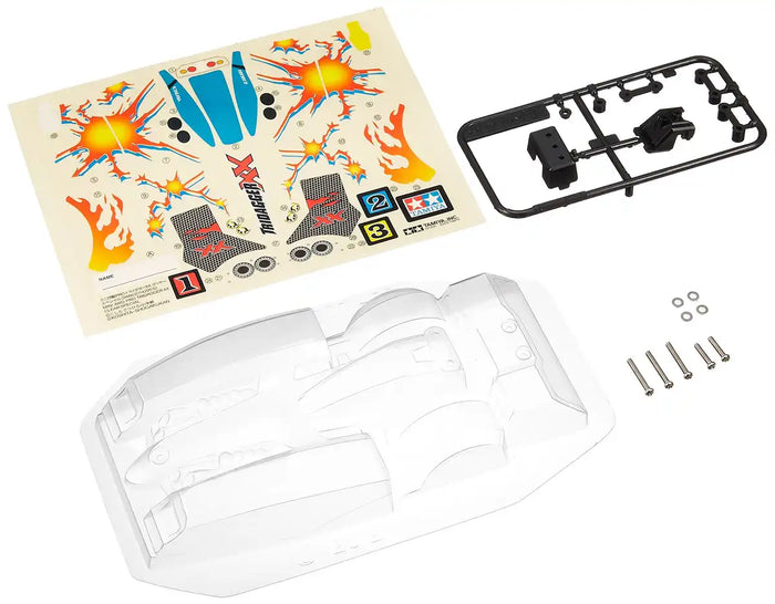 TAMIYA 15447 Mini 4Wd Clear Body Set Tridagger Xx- Japan Figure Store - #1 Bring To You The Best Japanese Goods
