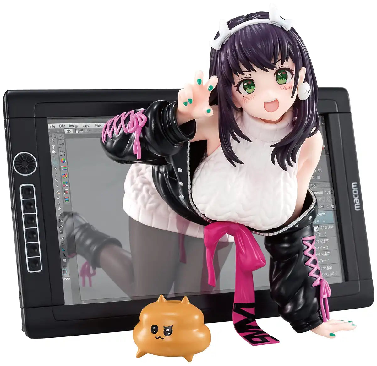 Hakoiri Musume Nishiza San 1/6 Scale Painted Figure 5mm display picture 1