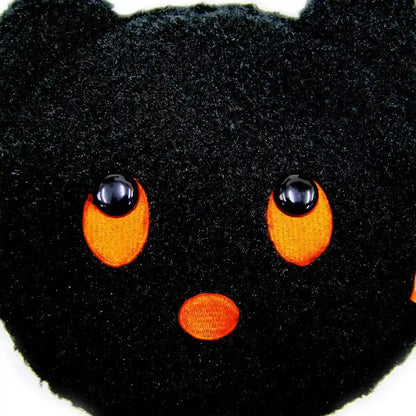 Sekiguchi Dick Bruna Black Bear Face Stuffed Toy Pouch 18cm Length - 600190- Japan Figure Store - #1 Bring To You The Best Japanese Goods
