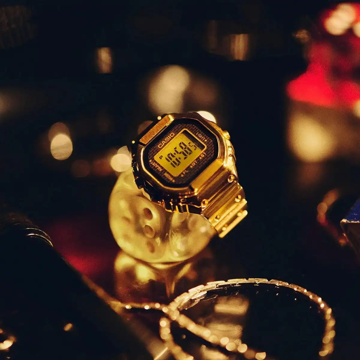 Casio Collection Men's Gold Ring Watch CRW-001G-9JR Domestic Model CASIO