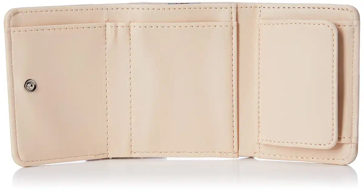 Sanrio Beige Tri-Fold Wallet for Women with Sanrio Characters Cnm-Wlt04- Japan Figure Store - #1 Bring To You The Best Japanese Goods
