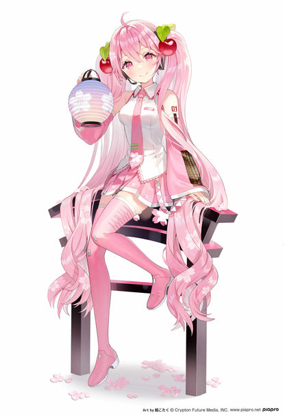 Miffy Sakura Miku Figure AMP Plus Sakura Lantern Version 7.1in