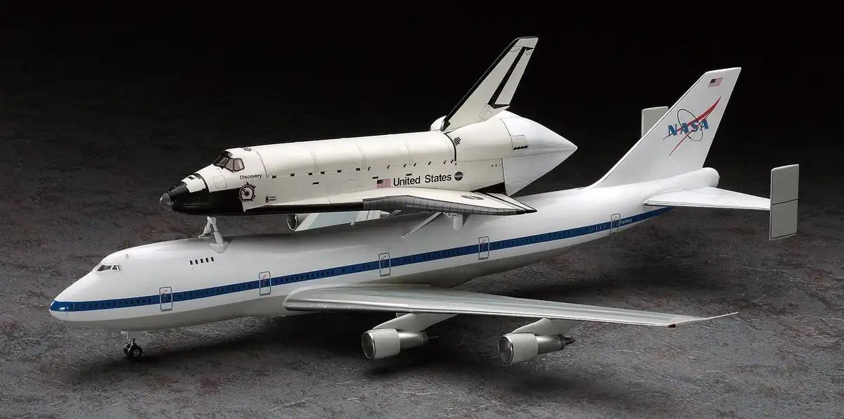 HASEGAWA 10680 Space Shuttle Orbiter & Boeing 747 1/200 Scale Kit- Japan Figure Store - #1 Bring To You The Best Japanese Goods