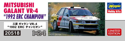 Hasegawa 1/24 Mitsubishi Galant Vr-4 1992 Erc Champion Japanese Scale Racing Cars- Japan Figure Store - #1 Bring To You The Best Japanese Goods