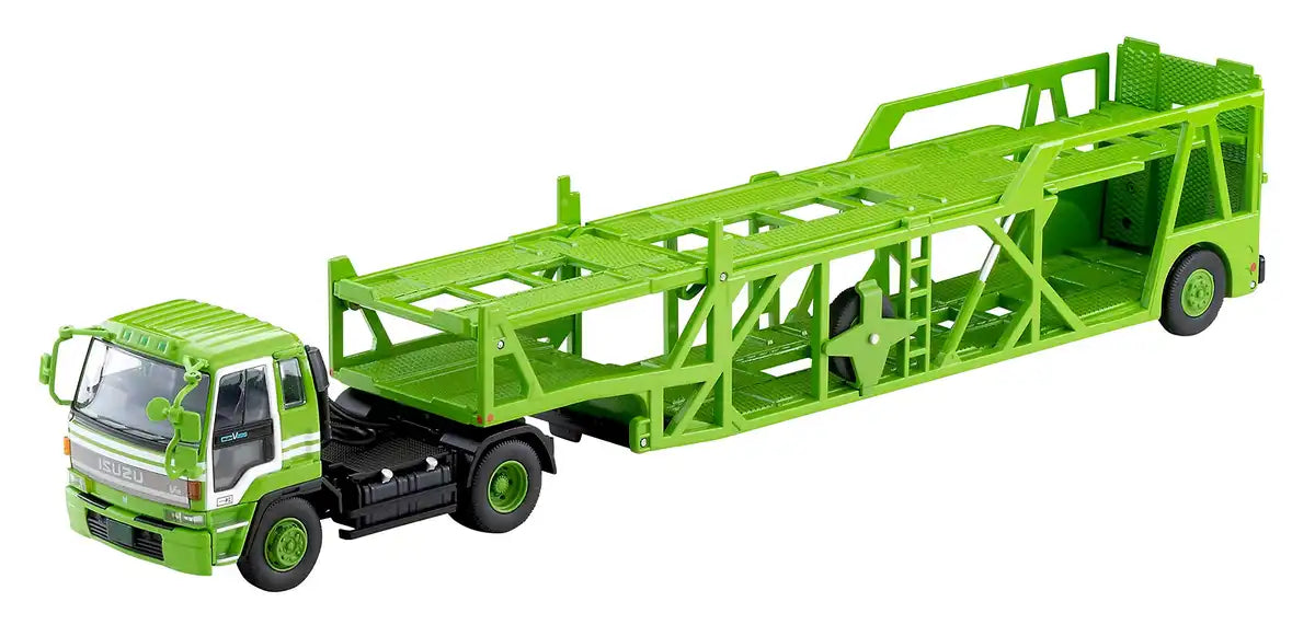 Tomytec Lv-N225A Isuzu 810Ex Car Transporter Green Completed- Japan Figure Store - #1 Bring To You The Best Japanese Goods