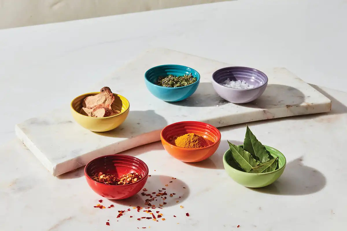 Le Creuset Stoneware Mini Bowls 7cm Rainbow Set of 6 Heat Resistant Safe- Japan Figure Store - #1 Bring To You The Best Japanese Goods