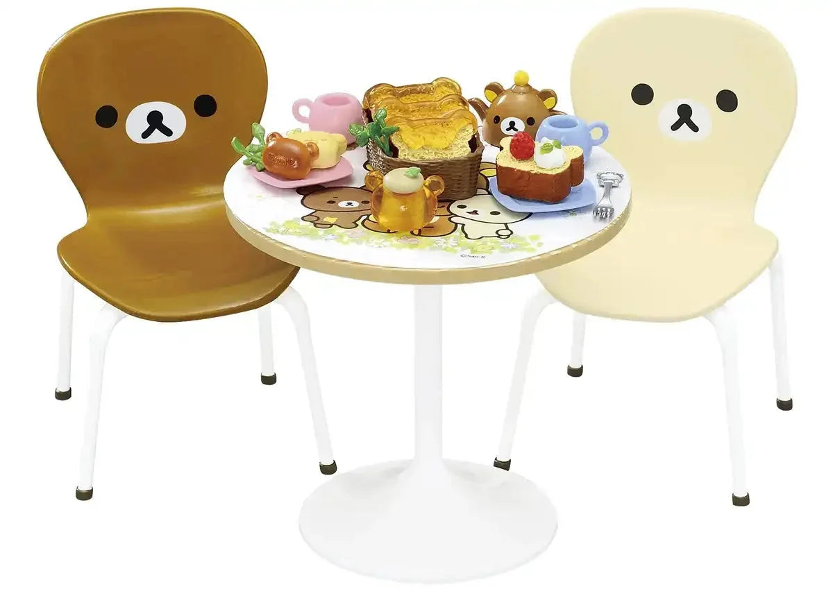 RE-MENT 171142 Rilakkuma Natural Cafe Table Set- Japan Figure Store - #1 Bring To You The Best Japanese Goods