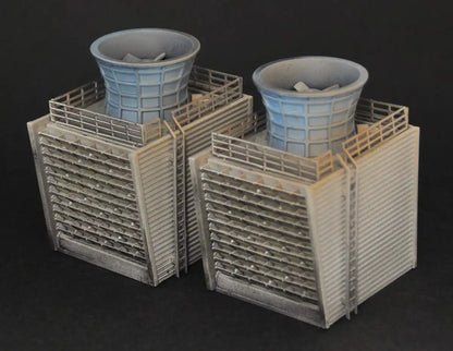 TOMYTEC Dcm10 Diocolle Combat 1/144 War-Damaged Manufacturing Plant C Cooling Tower Plastic Model- Japan Figure Store - #1 Bring To You The Best Japanese Goods