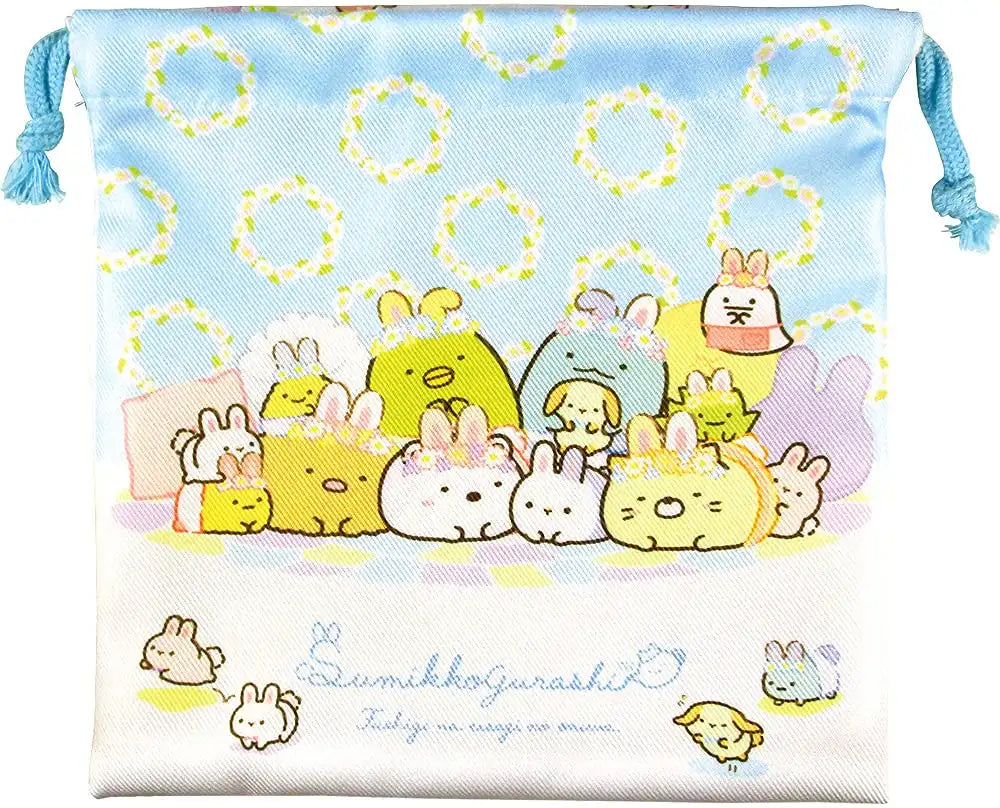 TS Factory Flat Purse 20 X 20Cm Sumikko Gurashi Mysterious Rabbit Rice Sg-5530173Fu- Japan Figure Store - #1 Bring To You The Best Japanese Goods
