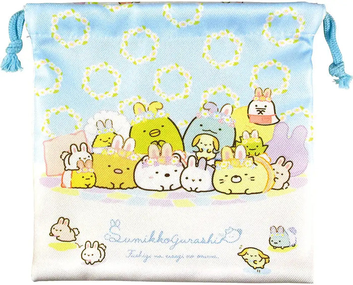 TS Factory Flat Purse 20 X 20Cm Sumikko Gurashi Mysterious Rabbit Rice Sg-5530173Fu- Japan Figure Store - #1 Bring To You The Best Japanese Goods