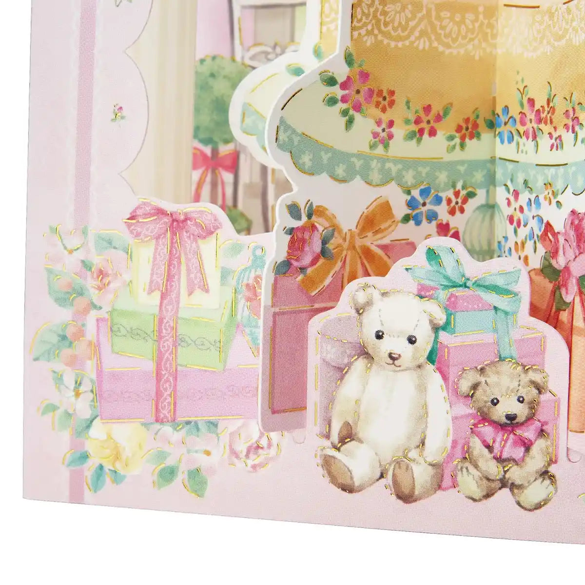Sanrio Birthday Card Pop Cake Design 6x6 inches - Overseas Shipping Available- Japan Figure Store - #1 Bring To You The Best Japanese Goods