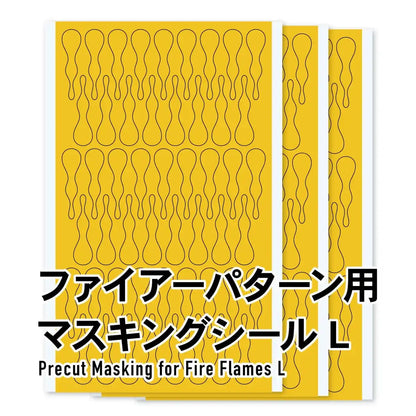 HIQPARTS Fire Pattern Masking Decal L- Japan Figure Store - #1 Bring To You The Best Japanese Goods