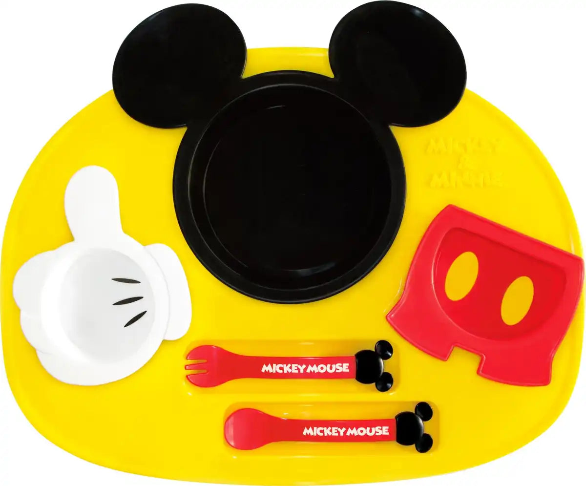 Kam Kasei Nishiki Japan Mickey Mouse Icon Lunch Plate- Japan Figure Store - #1 Bring To You The Best Japanese Goods