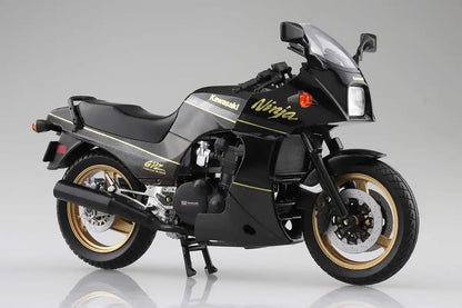 AOSHIMA Skynet 1/12 Kawasaki Gpz900R Black/Gold Finished Model- Japan Figure Store - #1 Bring To You The Best Japanese Goods