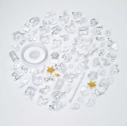 Beverly Crystal 3D Puzzle 50210 Crystal Tree 3D Christmas Trees Jigsaw Puzzle- Japan Figure Store - #1 Bring To You The Best Japanese Goods