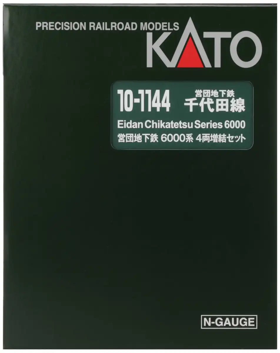 Kato N Gauge Chiyoda Line 6000 Series 4-Car Set 10-1144 Railway Model Train- Japan Figure Store - #1 Bring To You The Best Japanese Goods