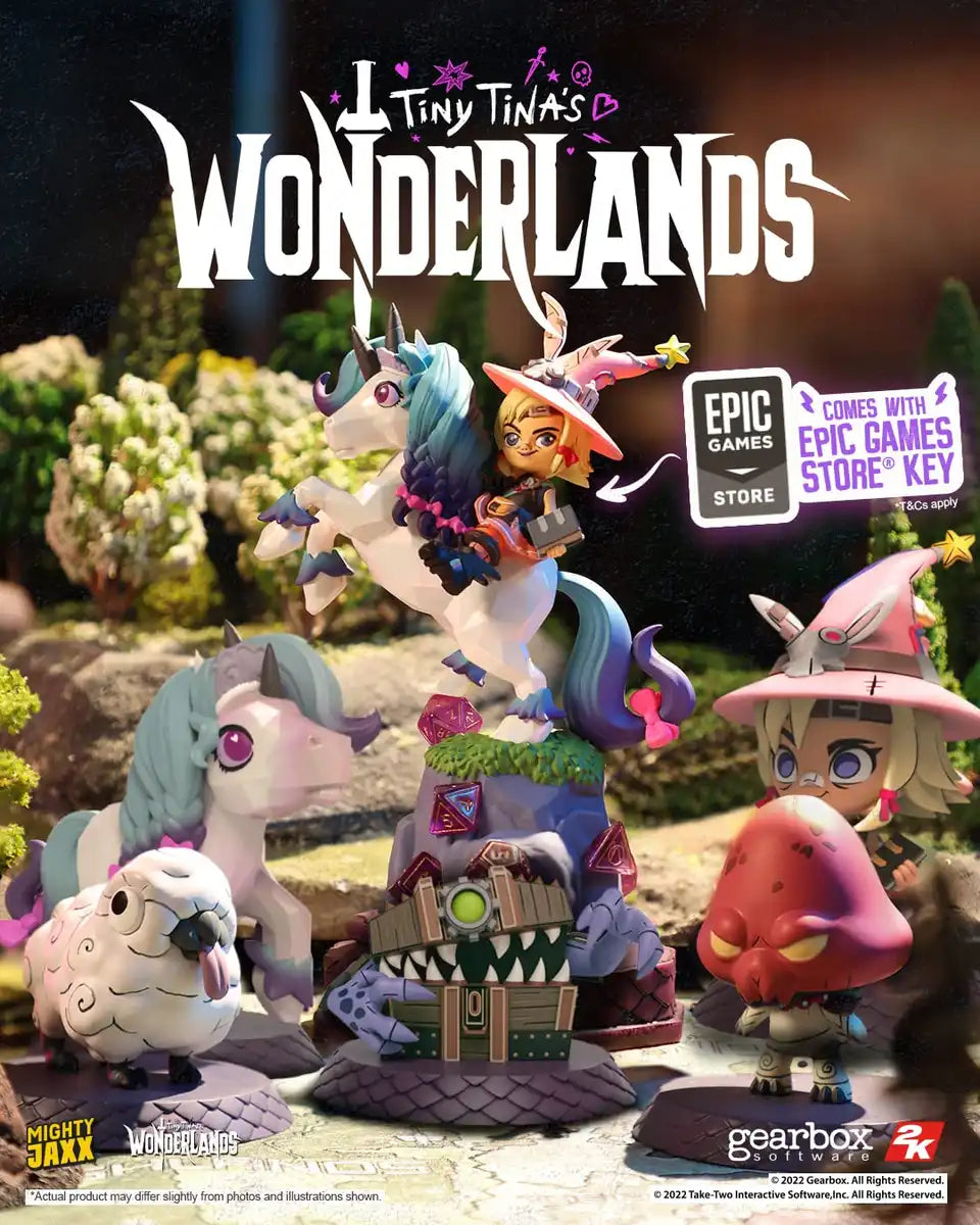 Mighty Jaxx Tiny Tina 4 Inch Vinyl Figure from Wonderlands Collection- Japan Figure Store - #1 Bring To You The Best Japanese Goods