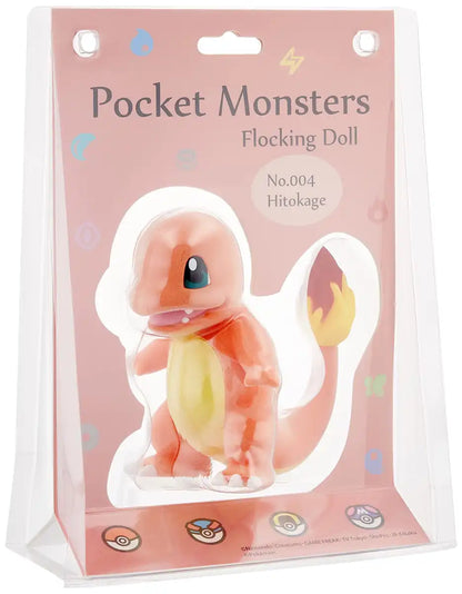 Sekiguchi Pokemon Flocking Doll Charmander 672059- Japan Figure Store - #1 Bring To You The Best Japanese Goods