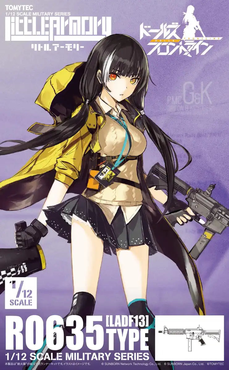 TOMYTEC Ladf13 Military Series 1/12 Little Armory Dolls Frontline Ro635 Type Plastic Model- Japan Figure Store - #1 Bring To You The Best Japanese Goods