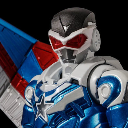 Sentinel Fighting Armor Captain America Sam Wilson Die-Cast Action Figure