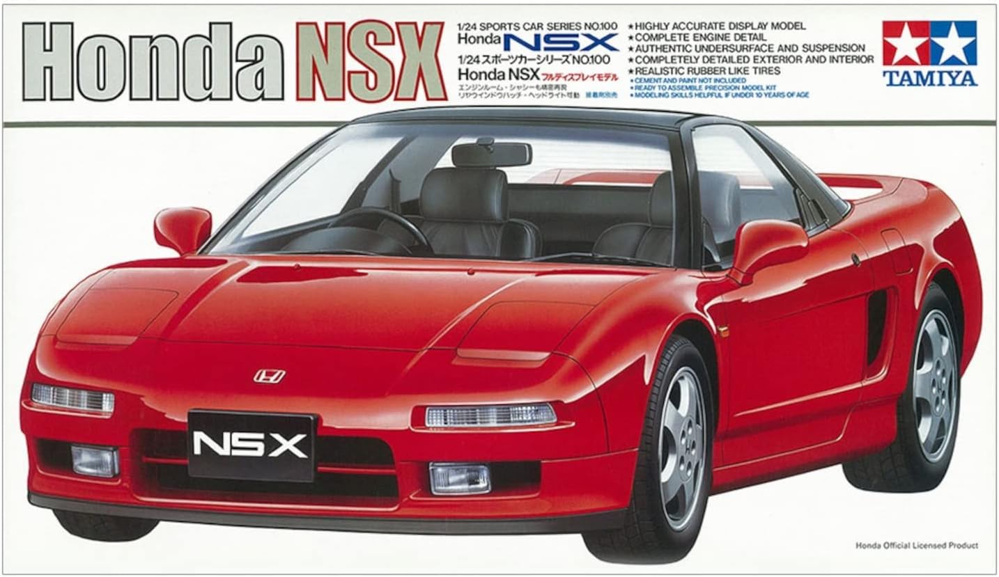 Tamiya 1/24 Honda Nsx Plastic Model Kit