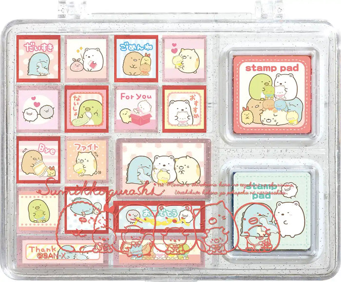 San-X Sumikko Gurashi Stamp Set Ft48401- Japan Figure Store - #1 Bring To You The Best Japanese Goods