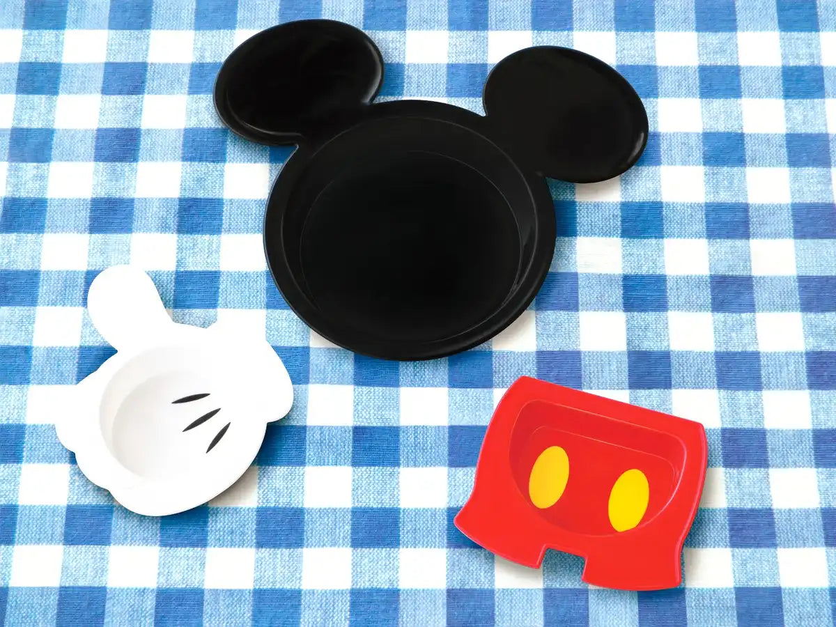 Kam Kasei Nishiki Japan Mickey Mouse Icon Lunch Plate- Japan Figure Store - #1 Bring To You The Best Japanese Goods