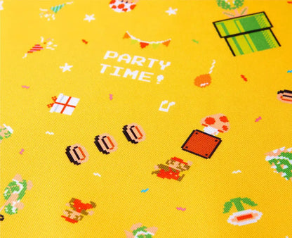 NINTENDO Super Mario Home & Party Tablecloth 8-Bit Party Yellow- Japan Figure Store - #1 Bring To You The Best Japanese Goods
